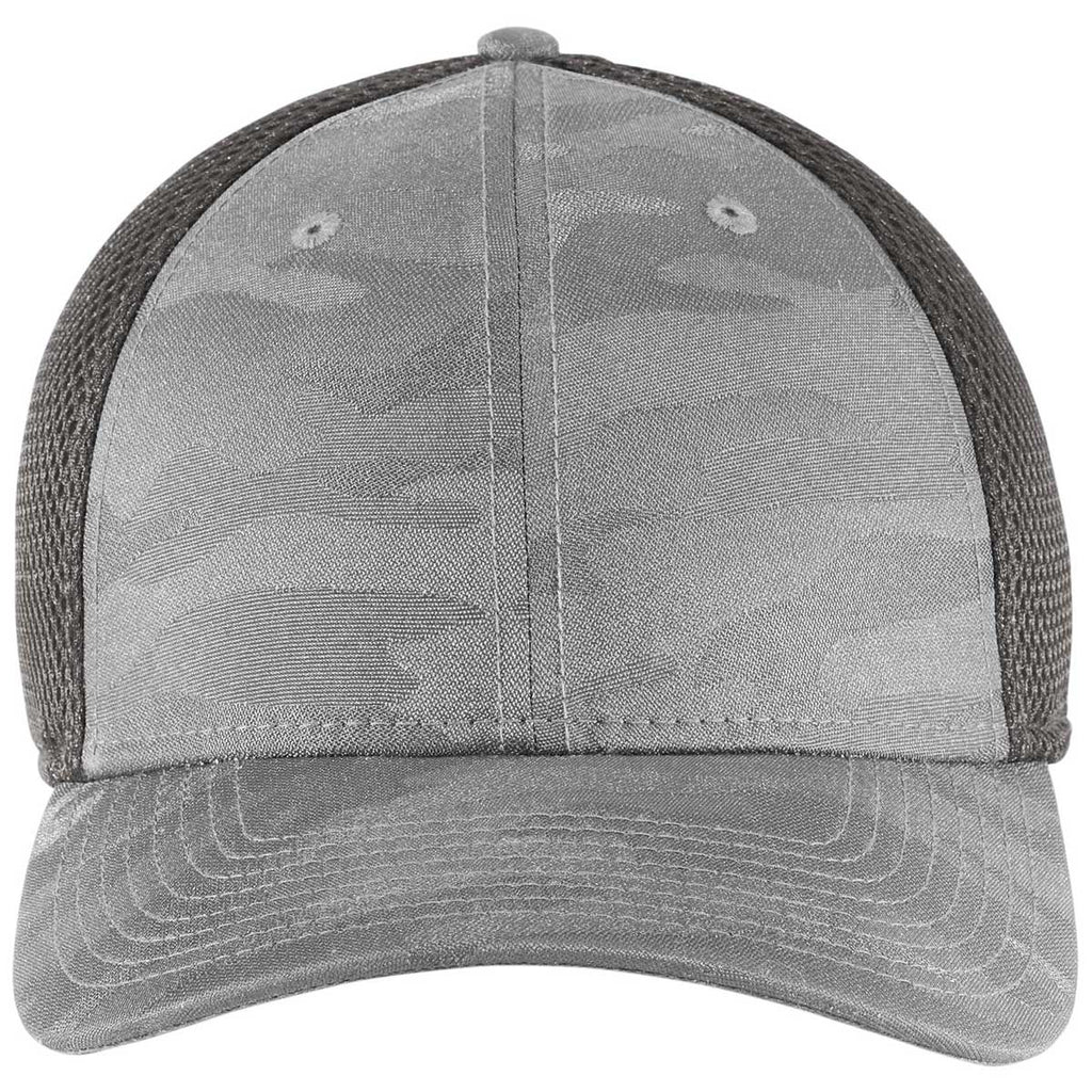 New Era Rainstorm Grey Camo/Graphite Tonal Camo Stretch Tech Mesh Cap