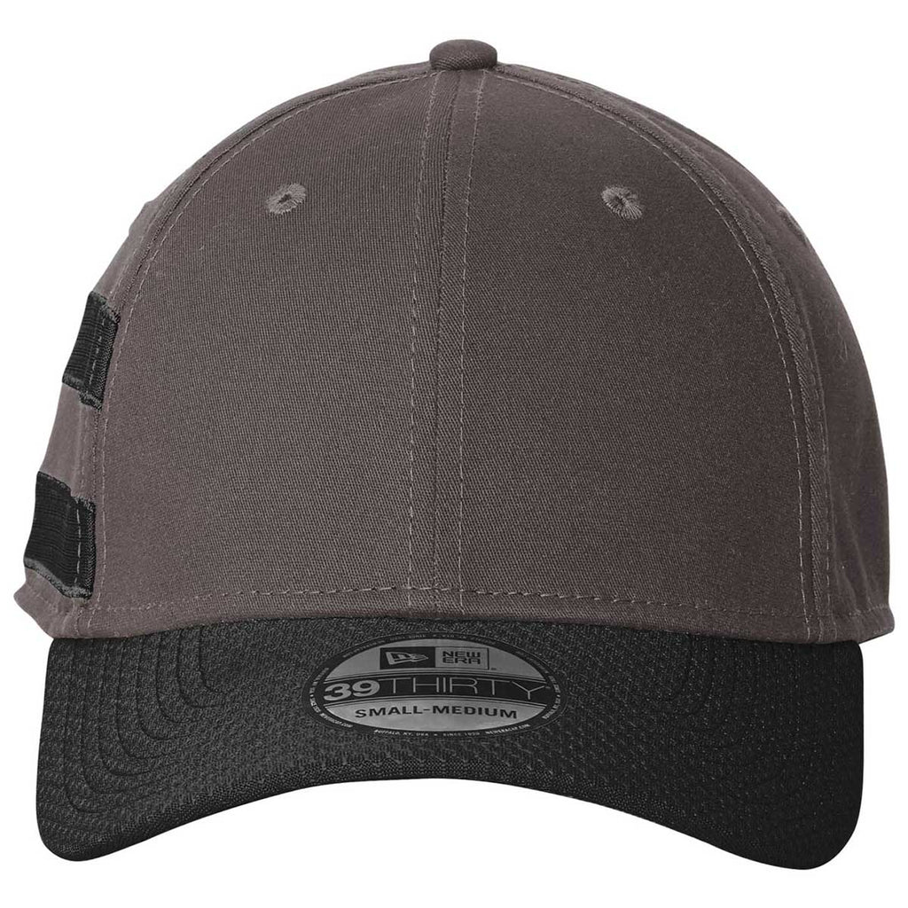 New Era Graphite/Black Stretch Cotton Striped Cap