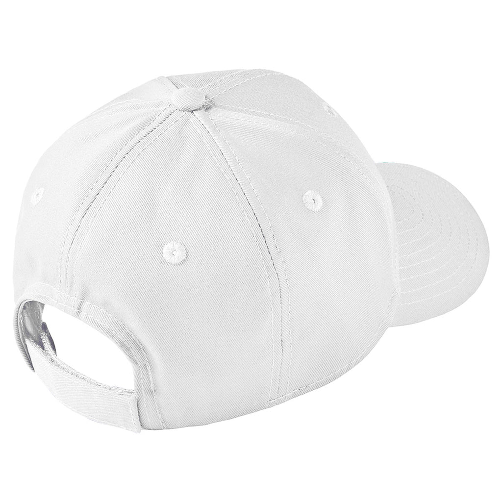 New Era White Adjustable Structured Cap