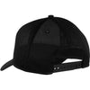 New Era 9FORTY Black Snapback Contrast Front Mesh Cap