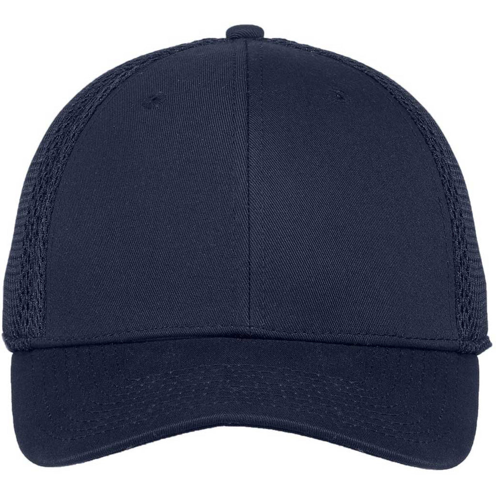 New Era 9FORTY Deep Navy Snapback Contrast Front Mesh Cap