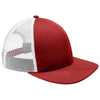 New Era Scarlet/White Snapback Low Profile Trucker Cap