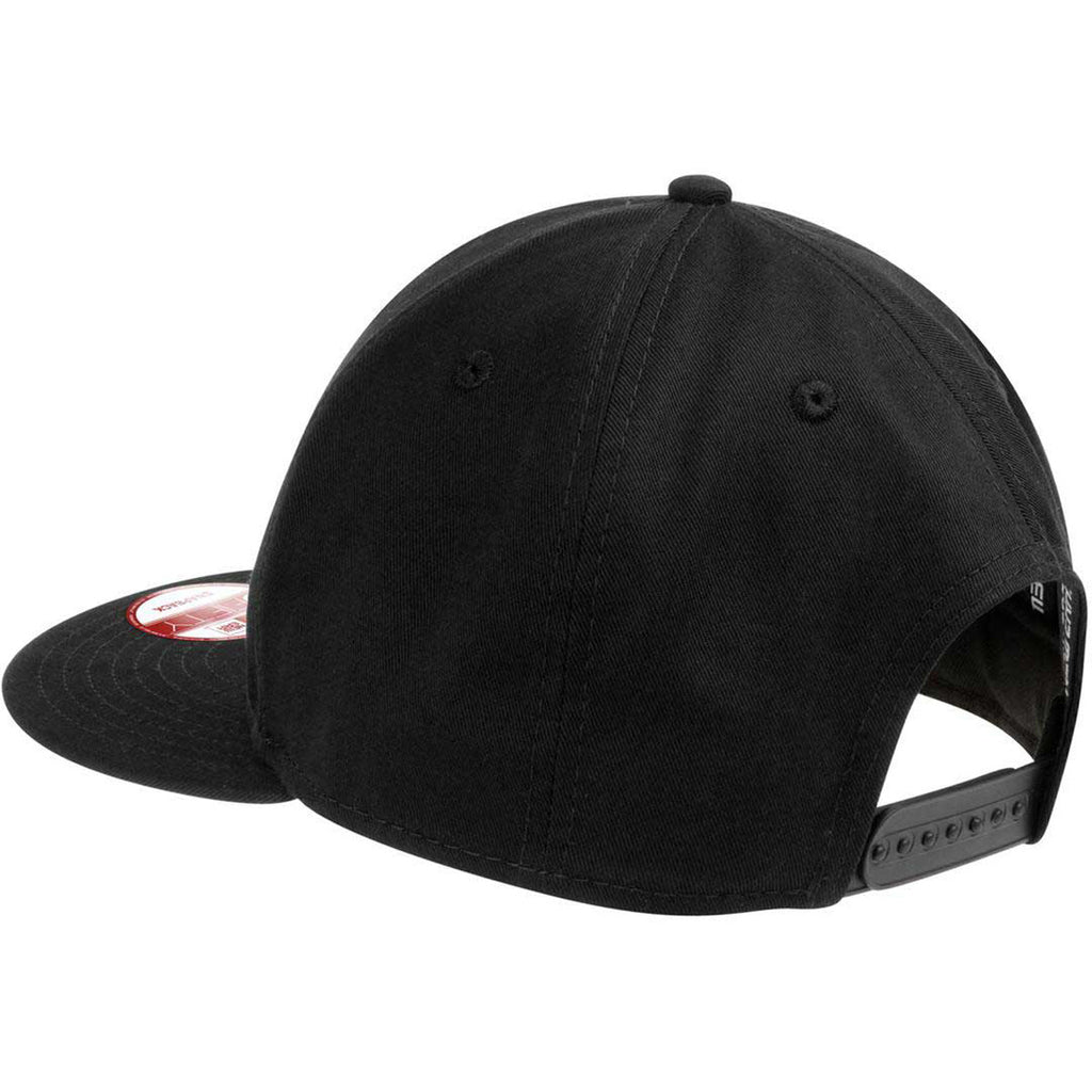 New Era 9FIFTY Black Flat Bill Snapback Cap