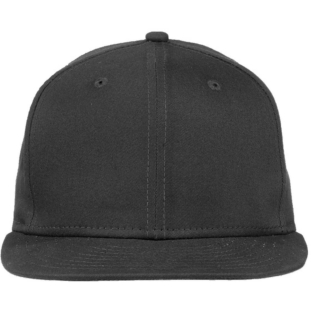 New Era 9FIFTY Charcoal Flat Bill Snapback Cap