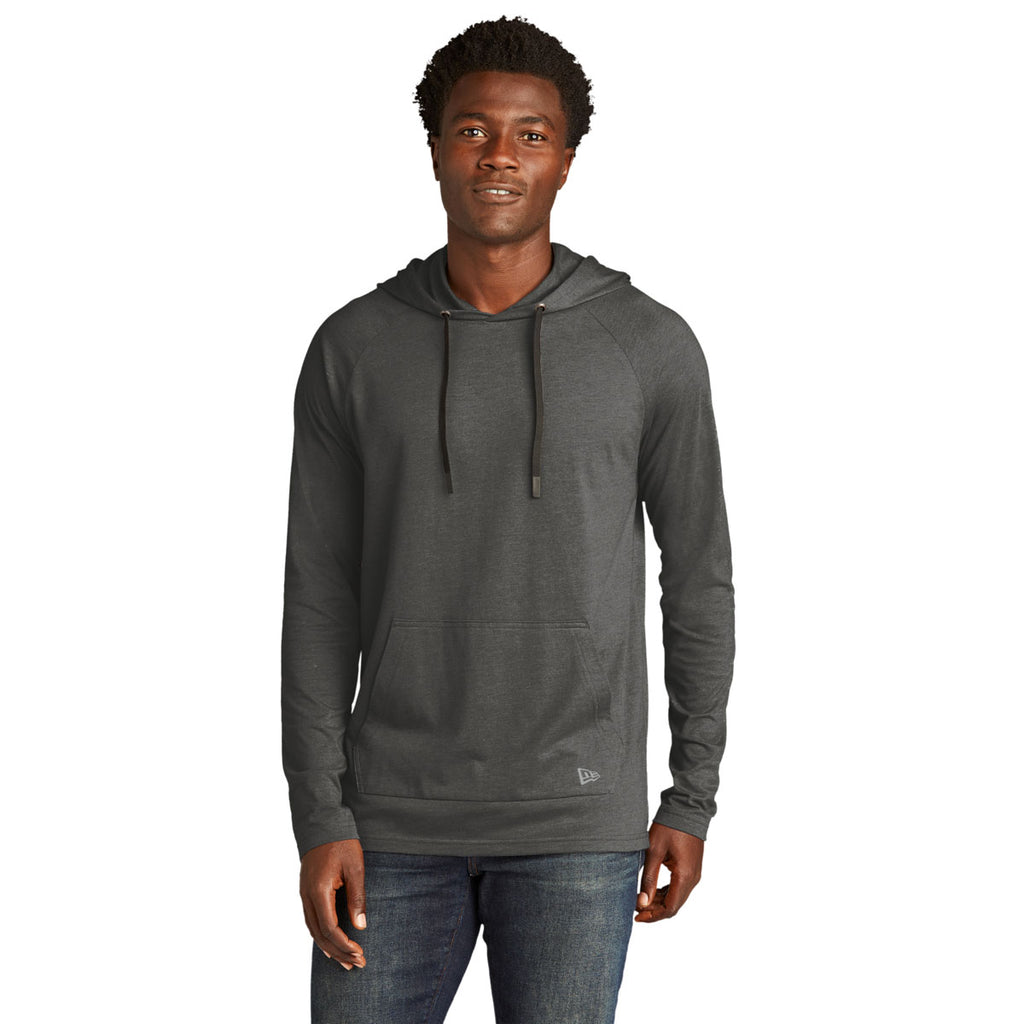 New Era Men's Graphite Tri-Blend Hoodie