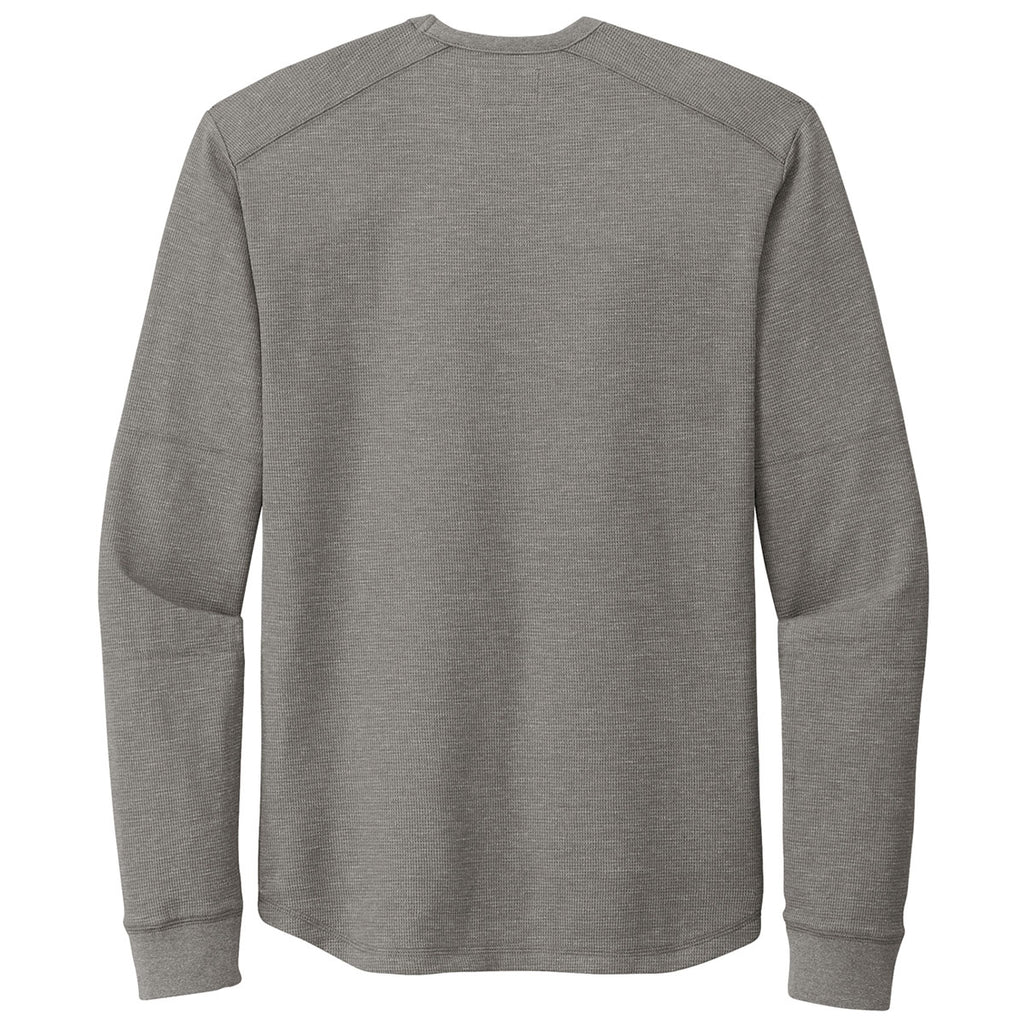 New Era Men's Shadow Grey Heather Thermal Long Sleeve