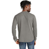 New Era Men's Shadow Grey Heather Thermal Long Sleeve