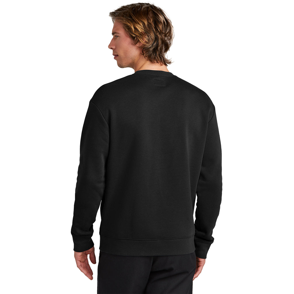 New Era Men's Black Heritage Fleece Pocket Crew