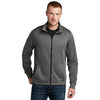 New Era Men's Graphite Heather Performance Terry Full-Zip