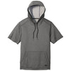 New Era Men's Graphite Heather Performance Terry Short Sleeve Hoodie