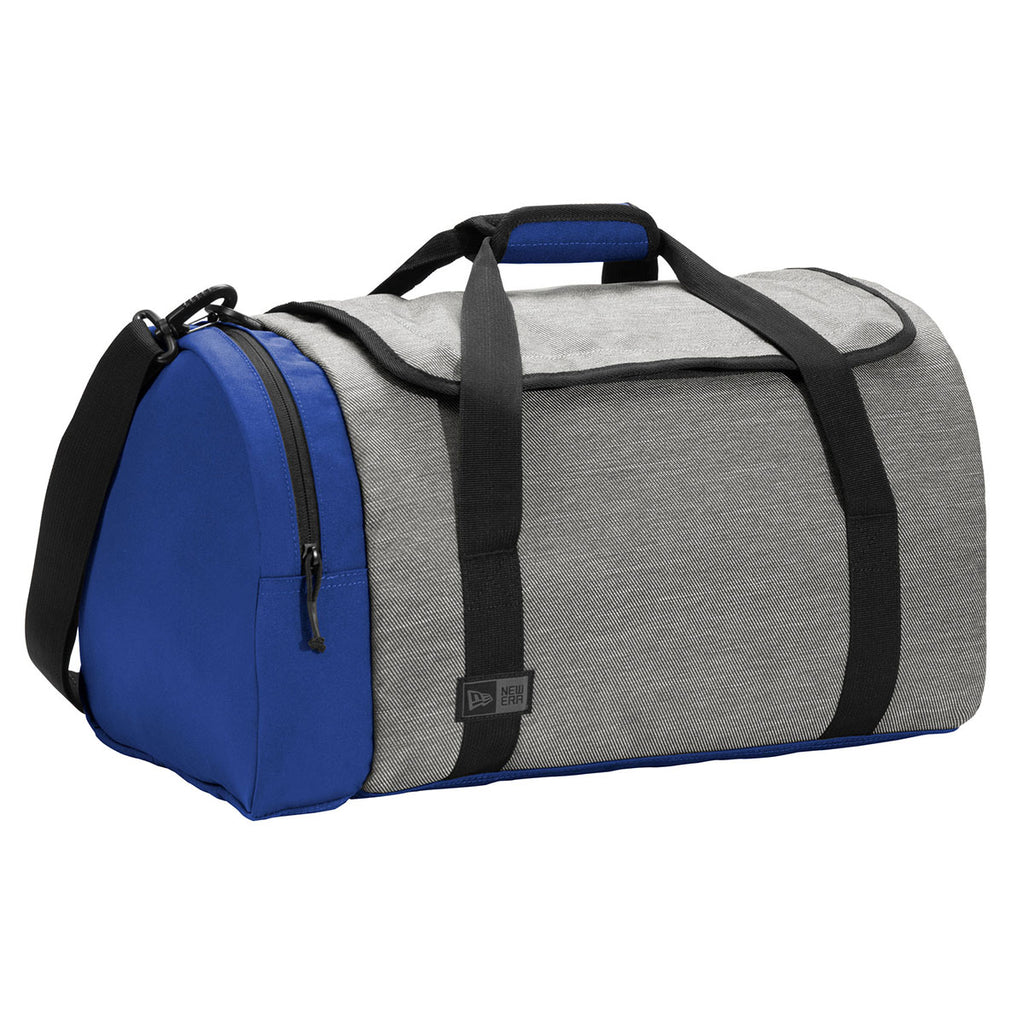 New Era Grey Twill Heather/Royal Legacy Duffel