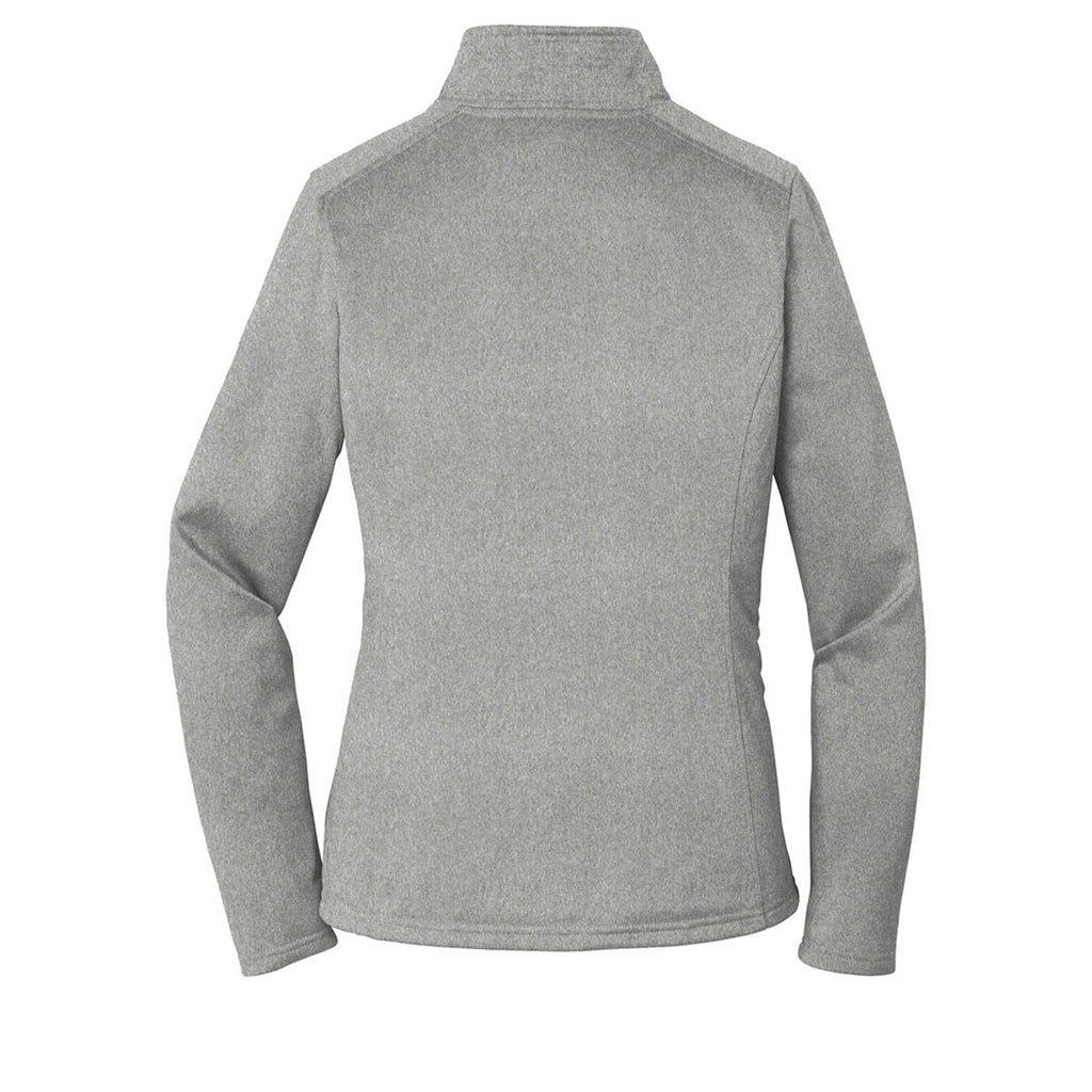 The North Face Women's Asphalt Grey Heather Tech Quarter Zip Fleece