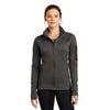 The North Face Women's Asphalt Grey Mountain Peaks Fleece Full-Zip Jacket