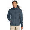 The North Face Men's Shady Blue Chest Logo Ridgewall Soft Shell Jacket