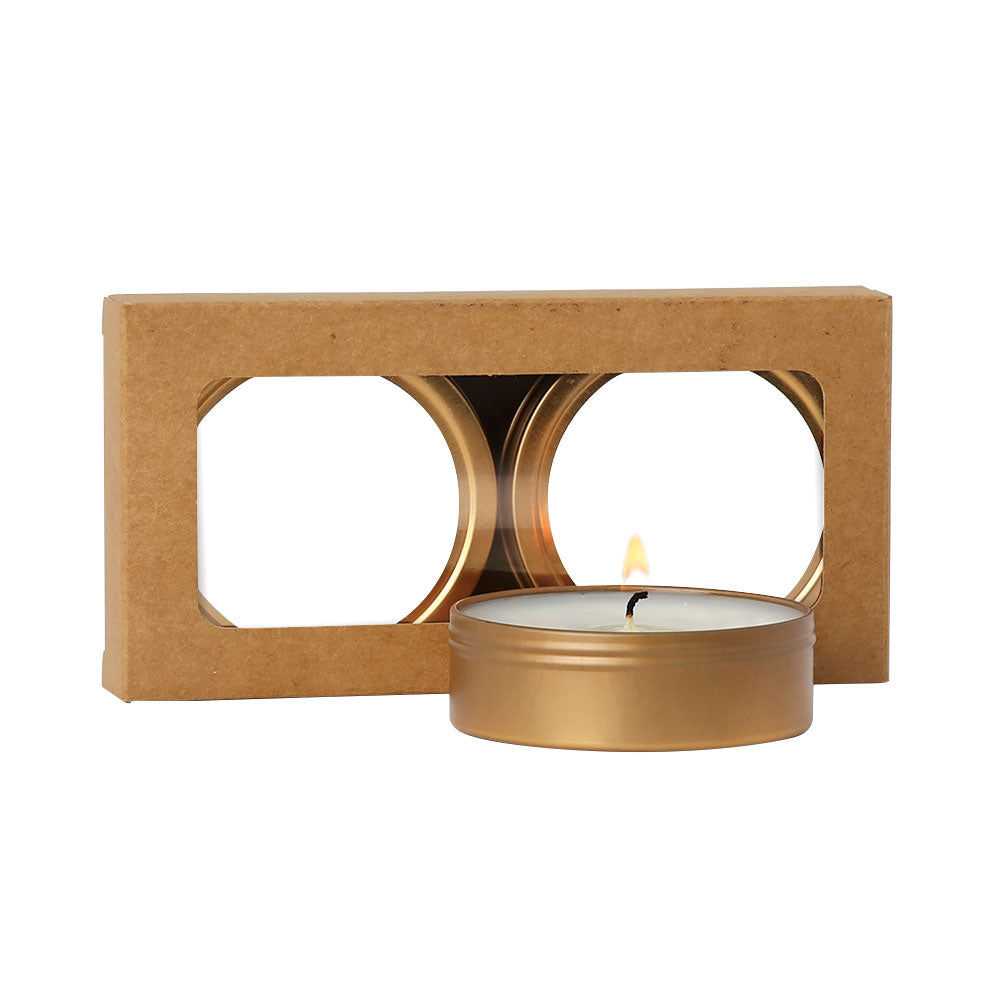 SnugZ Berry Spice/Gold Scented Candle 2-Pack in Kraft Window Box