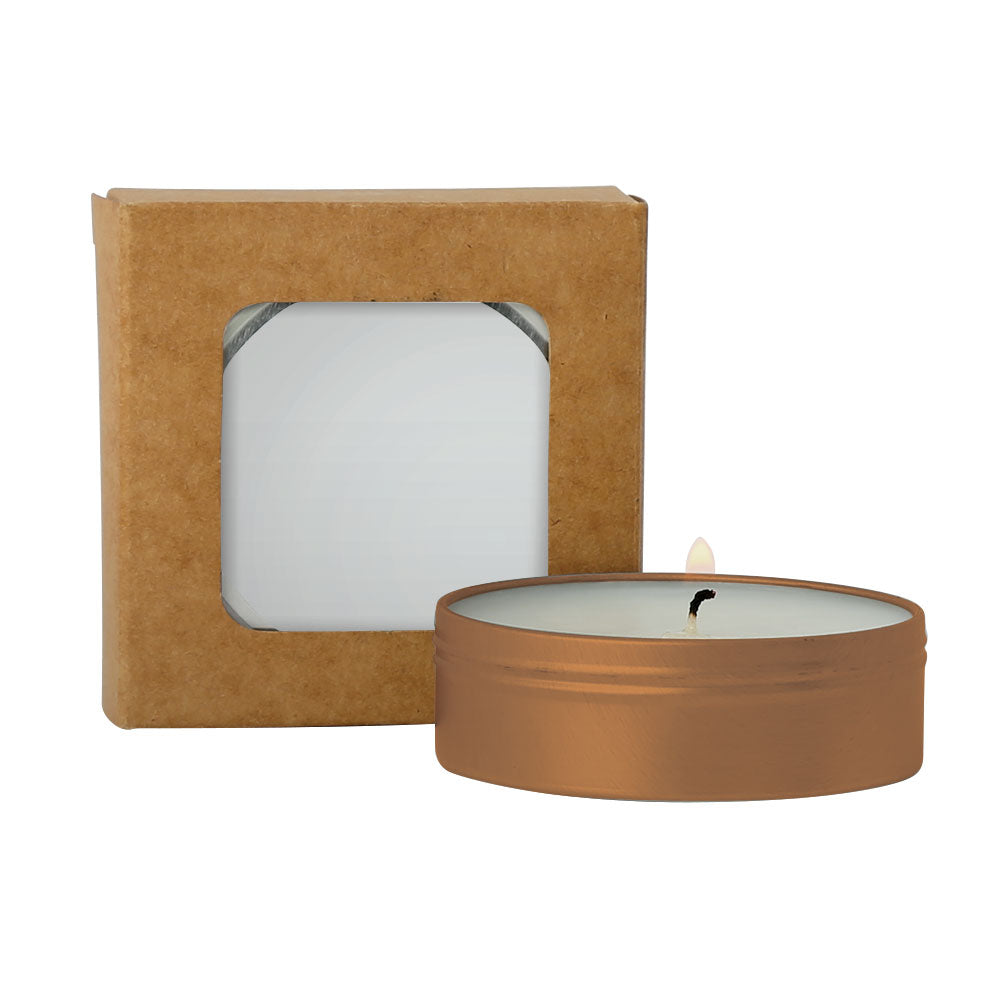 SnugZ Berry Spice/Gold Scented Candle in Kraft Window Box 2 oz.