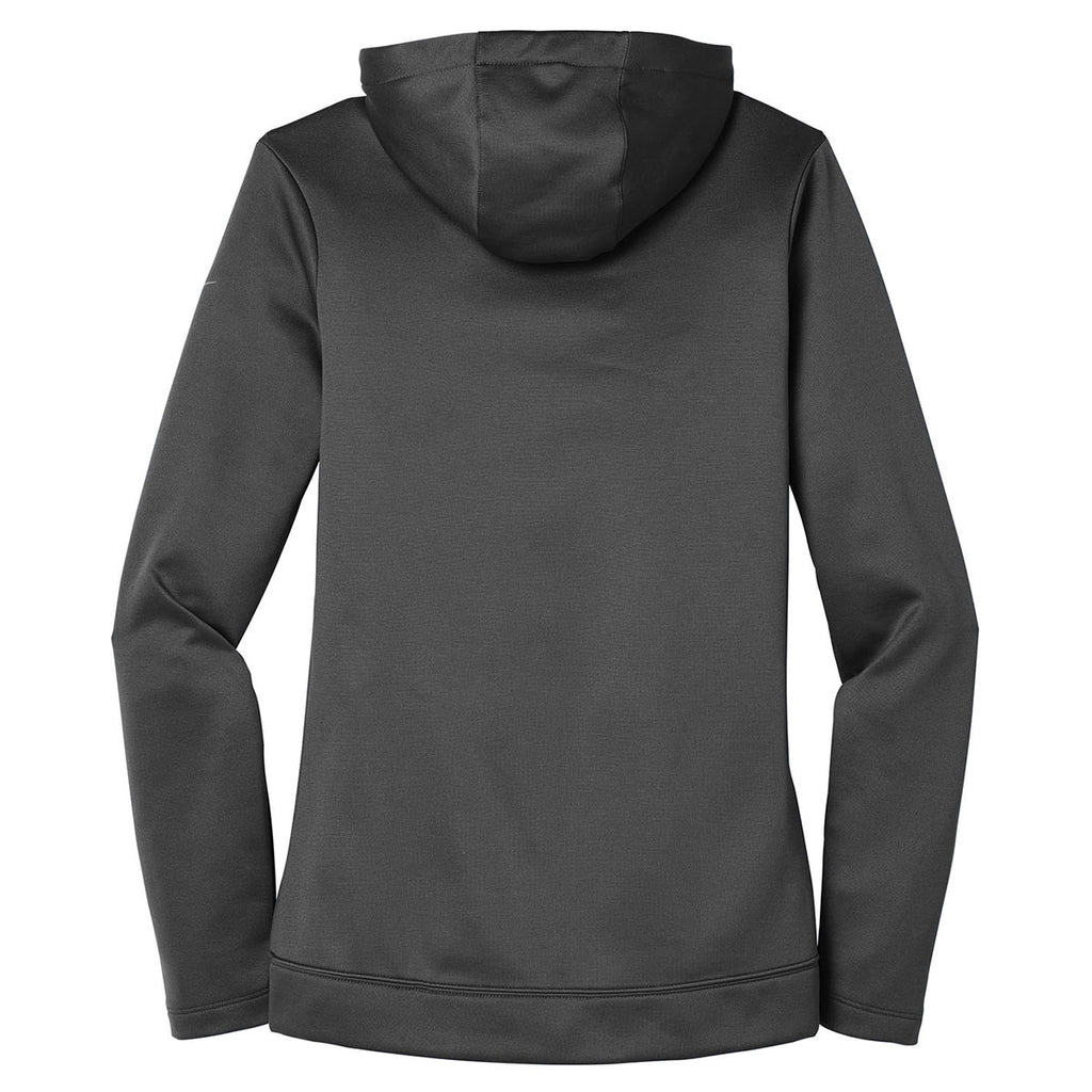 Nike Women's Anthracite Therma-FIT Full-Zip Fleece Hoodie