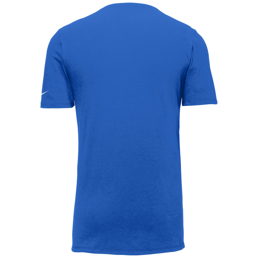 Nike Men's Game Royal Dri-FIT Cotton/Poly Tee