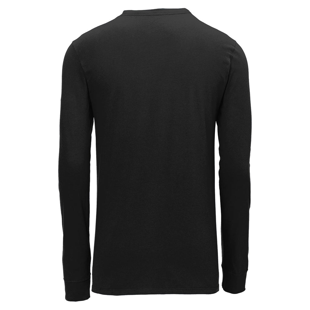 Nike Men's Black Core Cotton Long Sleeve Tee