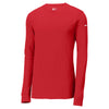 Nike Men's Gym Red Core Cotton Long Sleeve Tee