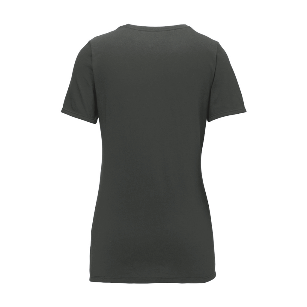 Nike Women's Anthracite Dri-FIT Cotton/Poly Scoop Neck Tee