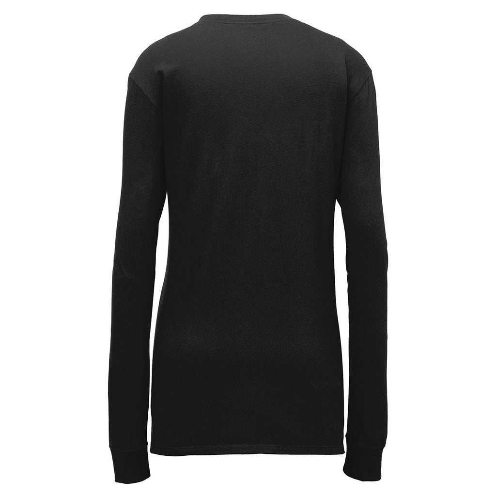 Nike Women's Black Core Cotton Long Sleeve Tee