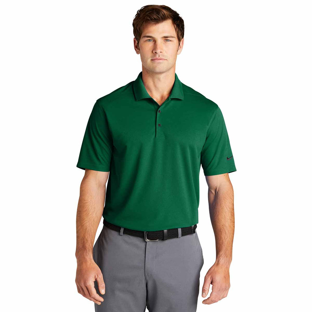 Nike Men's Gorge Green Dri-FIT Micro Pique 2.0 Polo