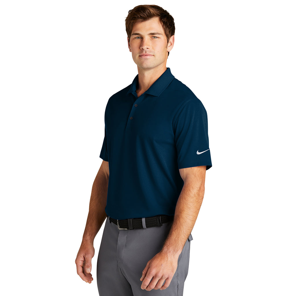 Nike Men's Navy Dri-FIT Micro Pique 2.0 Polo