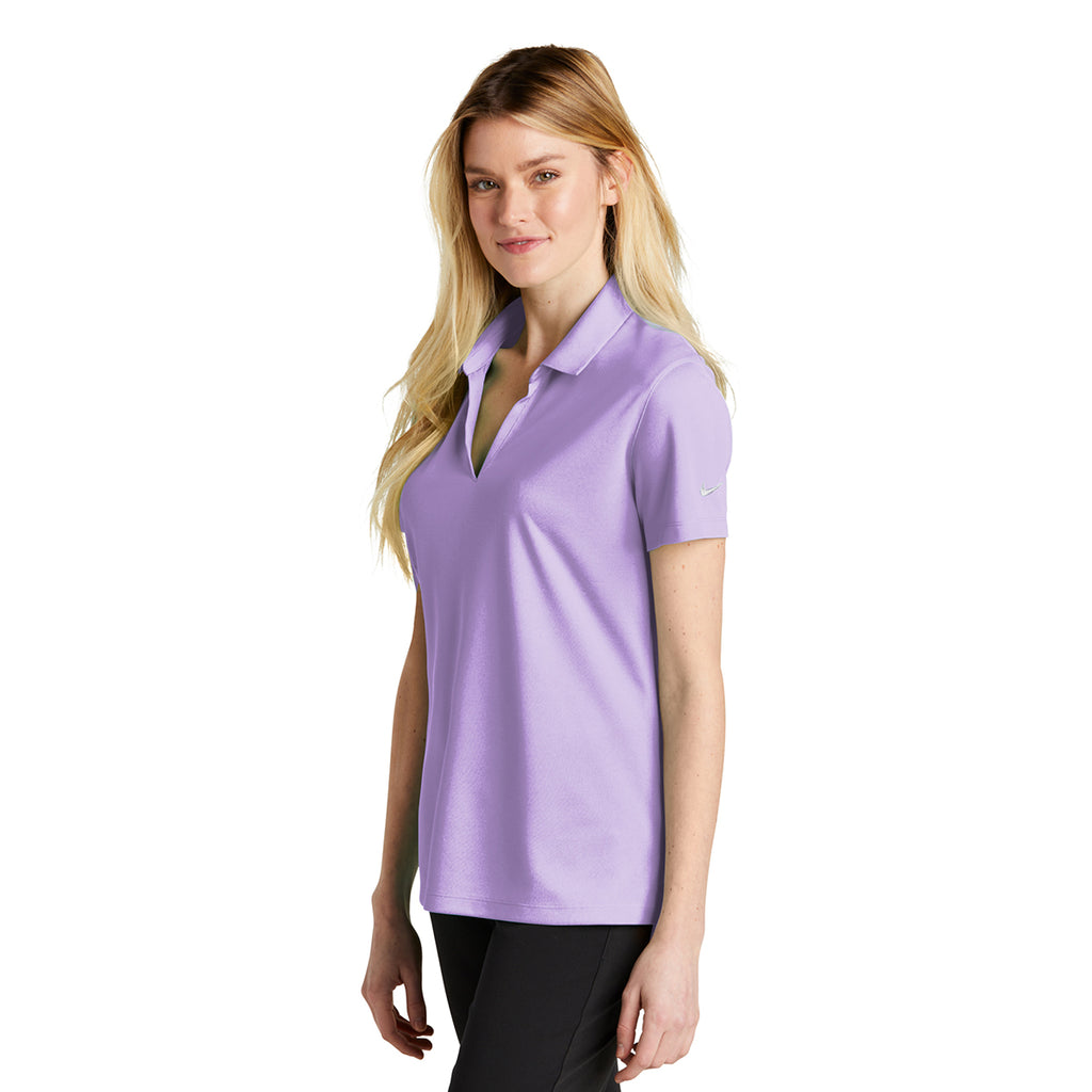 Nike Women's Urban Lilac Dri-FIT Micro Pique 2.0 Polo