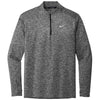 Nike Men's Black Heather Dri-FIT Element 1/2 Zip Top