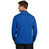 Nike Men's Gym Blue Textured 1/2 Zip Cover-UP