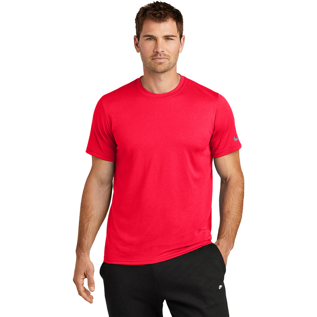 Nike Men's University Red Swoosh Sleeve rLegend Tee