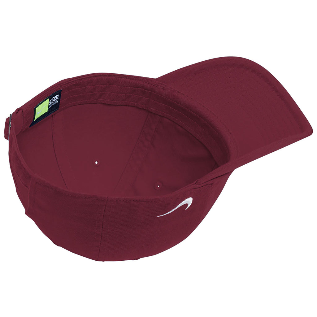 Nike Deep Maroon Heritage Cotton Twill Cap