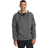 Nike Men's Charcoal Heather Therma-FIT Pocket 1/4-Zip Fleece Hoodie