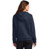 Nike Women's Midnight Navy Club Fleece Sleeve Swoosh Full-Zip Hoodie