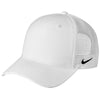 Nike White Snapback Mesh Trucker Cap