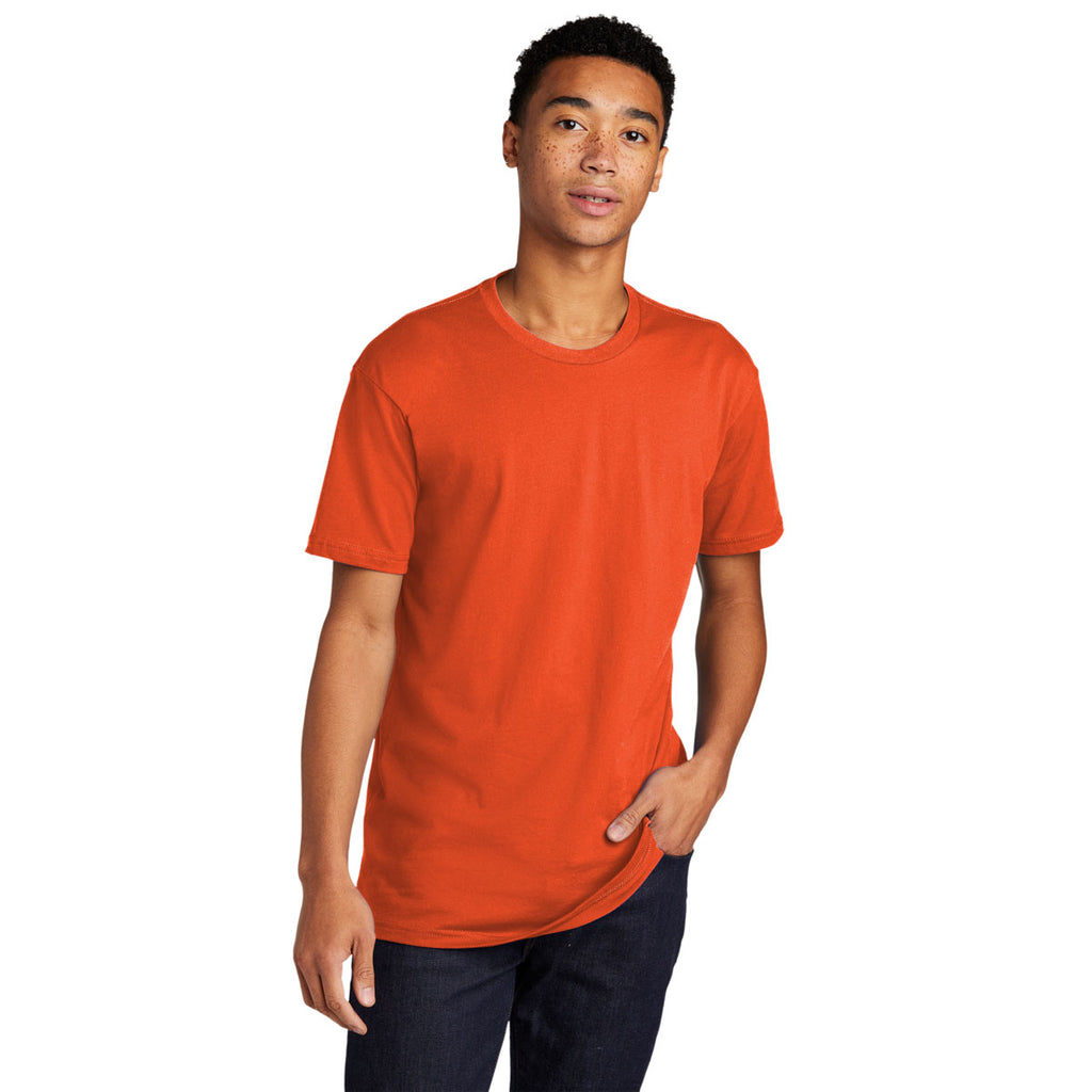 Next Level Unisex Classic Orange Cotton Tee