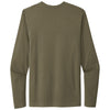 Next Level Men's Military Green Cotton Long Sleeve Tee