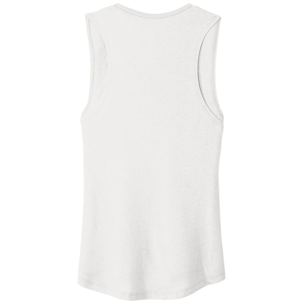 Next Level Women's White Festival Muscle Tank