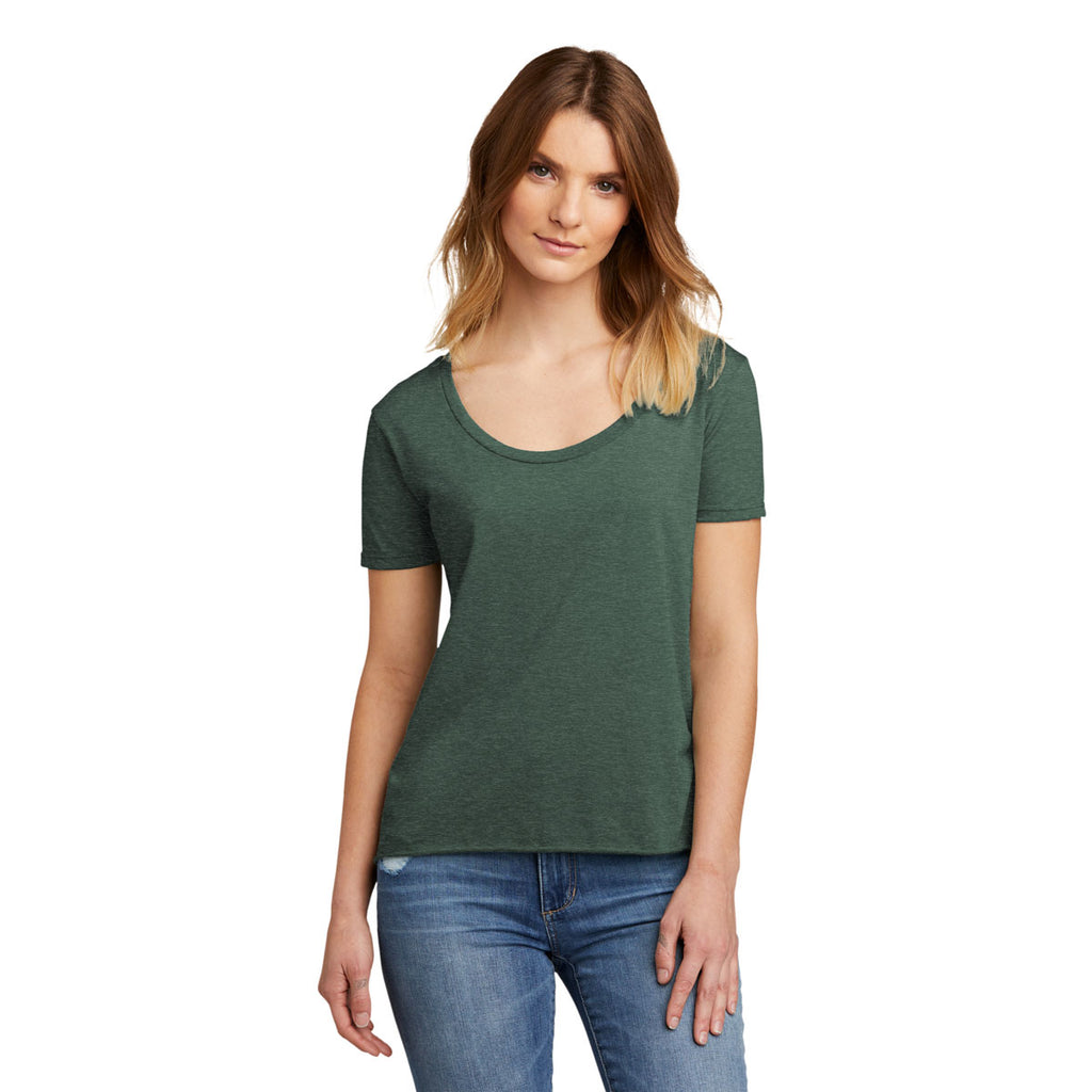 Next Level Women's Royal Pine Festival Scoop Neck Tee