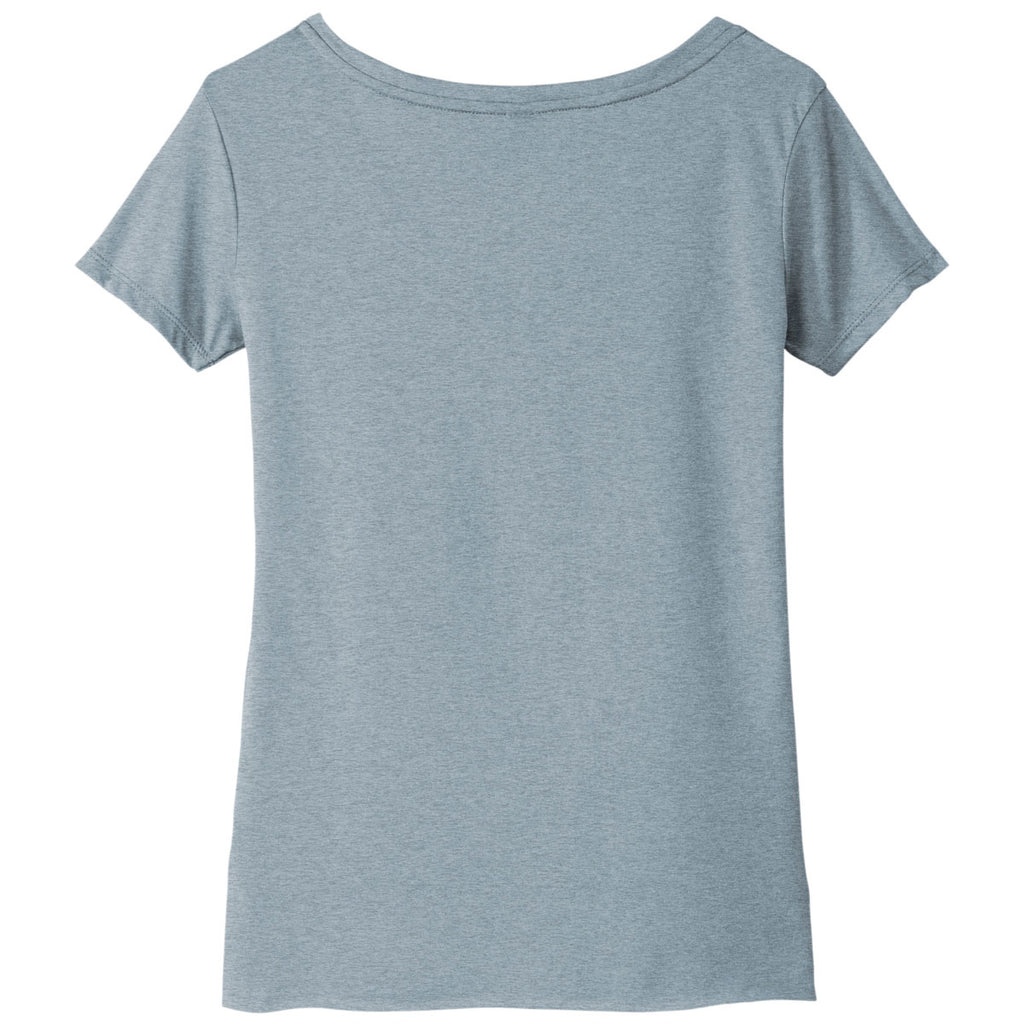 Next Level Women's Stonewash Denim Festival Scoop Neck Tee