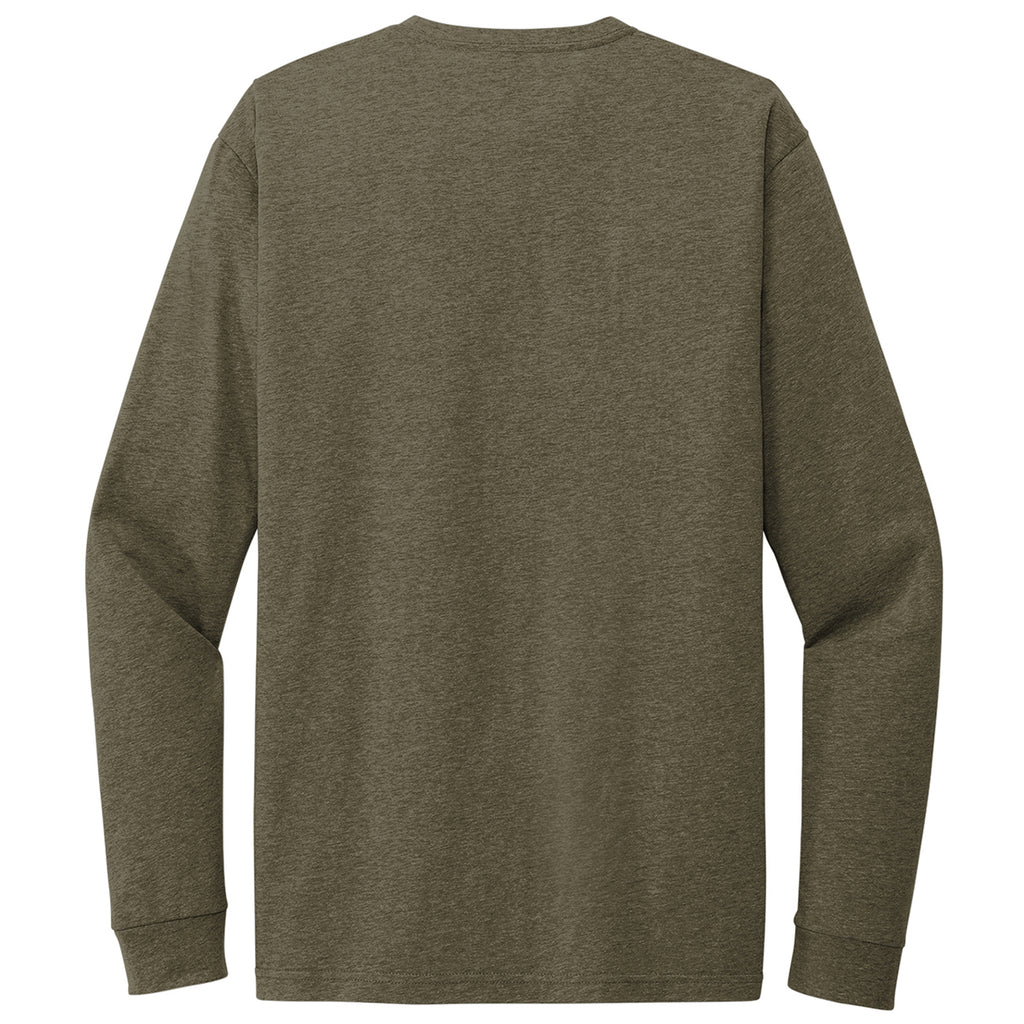 Next Level Apparel Unisex Military Green CVC Long Sleeve Tee