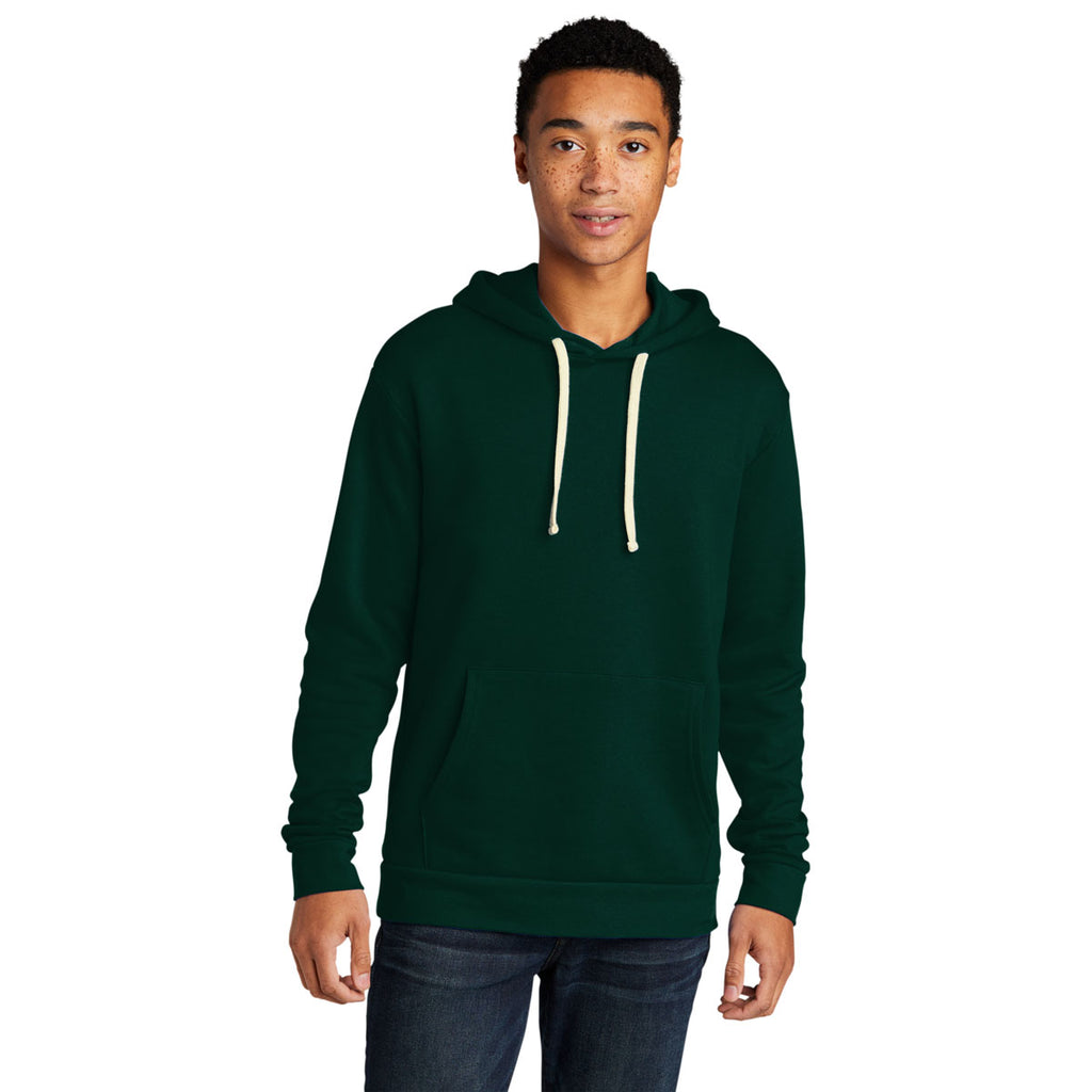 Next Level Unisex Forest Green Beach Fleece Pullover Hoodie