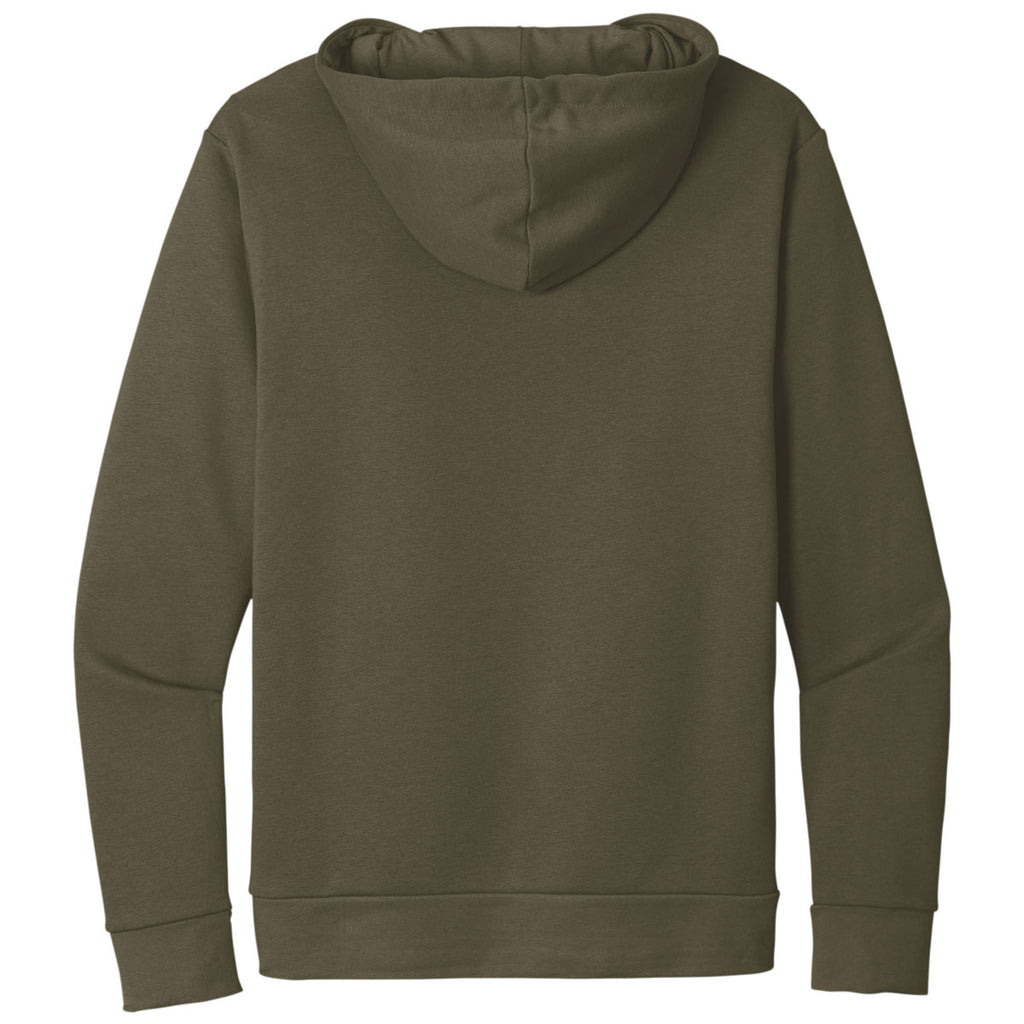 Next Level Unisex Military Green Beach Fleece Pullover Hoodie