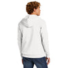 Next Level Unisex White Beach Fleece Full-Zip Hoodie