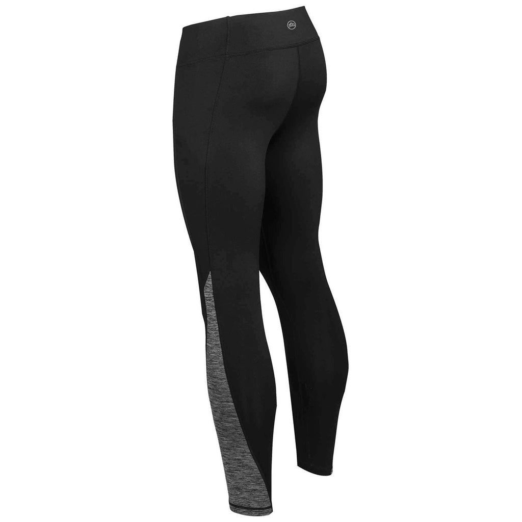 Stormtech Women's Black/Carbon Heather Lotus Yoga Pant