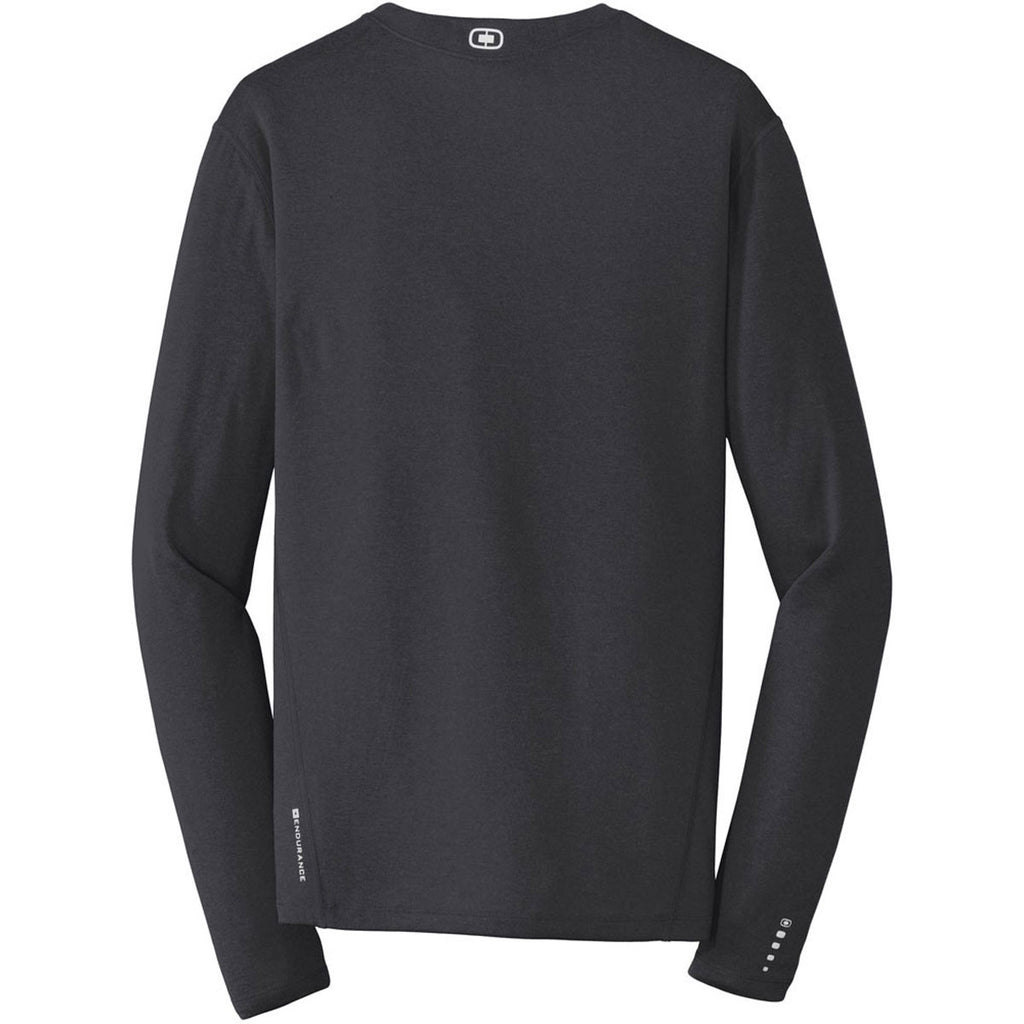 OGIO Endurance Men's Blacktop Long Sleeve Pulse Crew