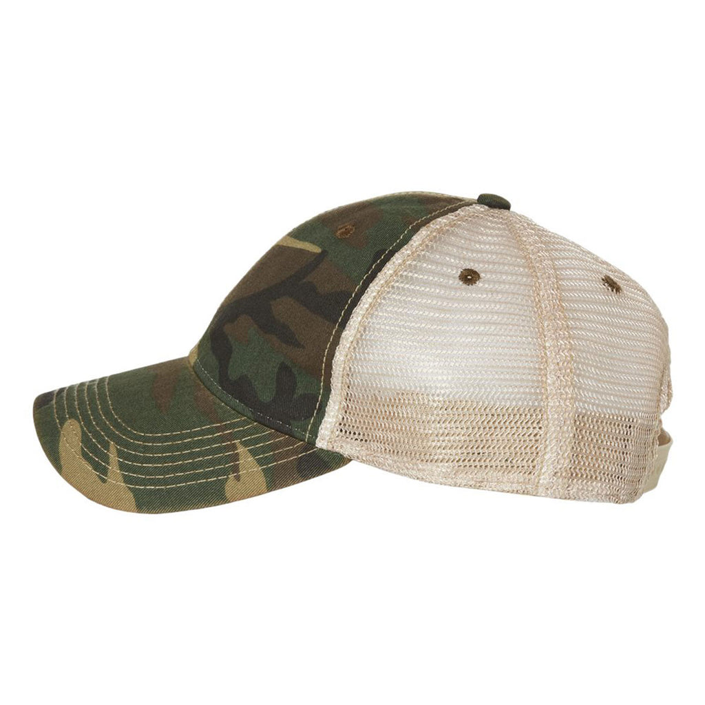 Legacy Army Camo/Khaki Old Favorite Trucker Cap