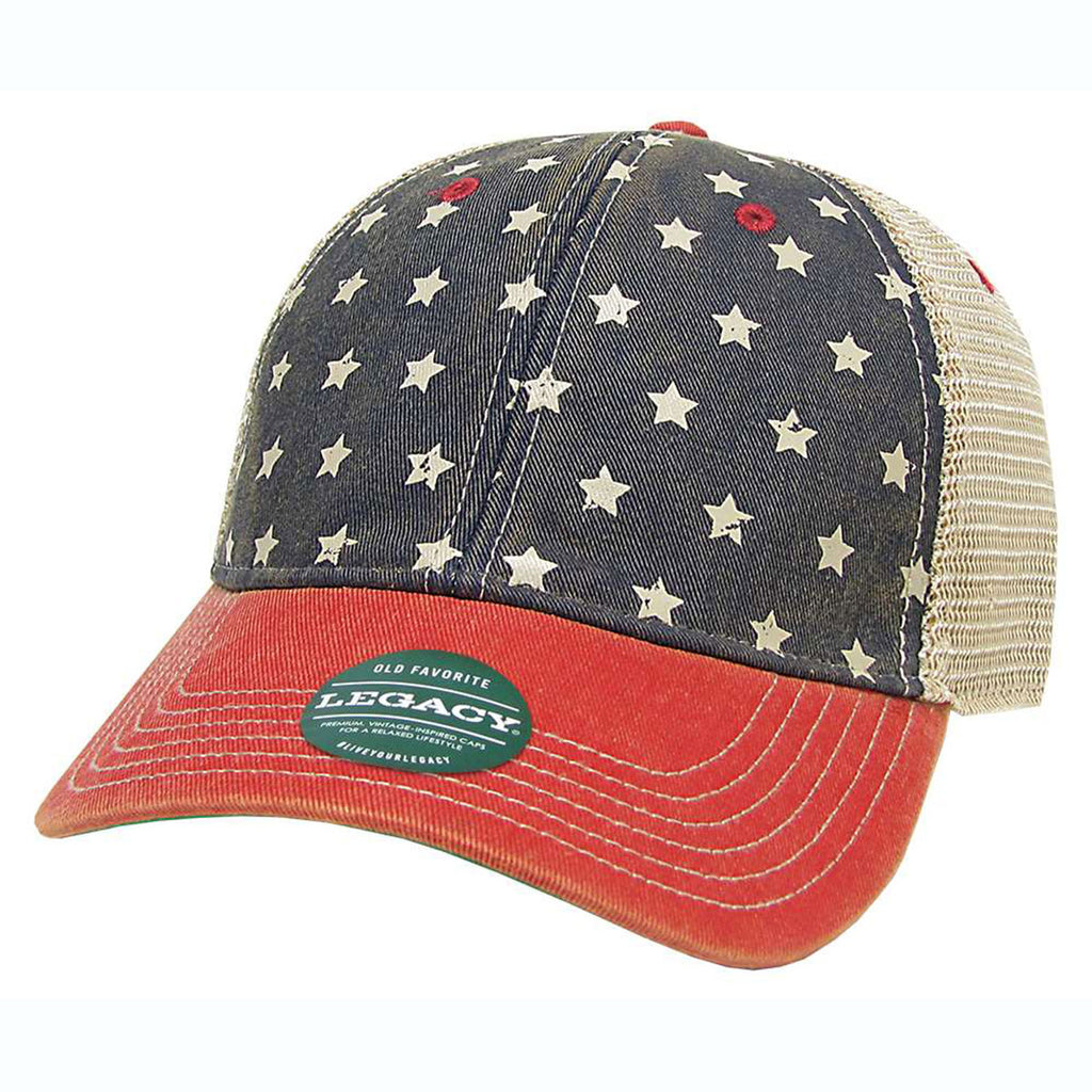 Legacy Merica/Khaki Old Favorite Trucker Cap