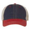 Legacy Navy/Scarlet Red/Khaki Old Favorite Trucker Cap